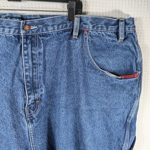 Mecca USA 52x29 Baggy Jeans Vintage Y2K Workwear Denim Carpenter Pants Hong Kong - Picture 3 of 6